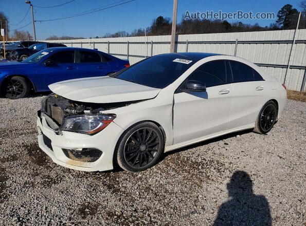 WDDSJ4EBXGN354747 2016 MERCEDES-BENZ CLA-CLASS Белый Передняя левая четверть