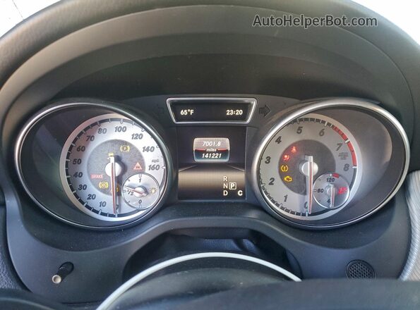 WDDSJ4EBXGN384329 2016 MERCEDES-BENZ CLA-CLASS Белый Вид щитка приборов