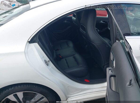 WDDSJ4EBXJN665442 2018 MERCEDES-BENZ CLA 250 White Vista de la etiqueta del VIN