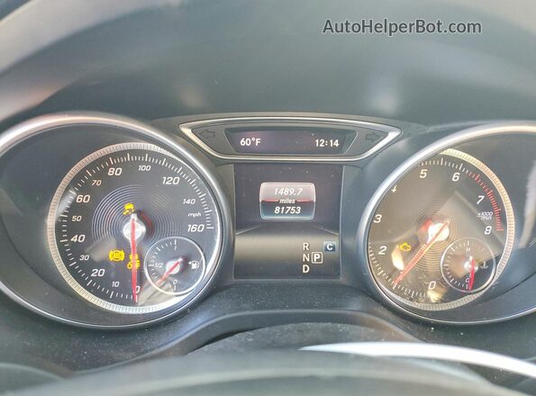 WDDSJ4GB2KN724403 2019 MERCEDES-BENZ CLA-CLASS Белый Вид щитка приборов