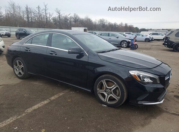 WDDSJ4GB7JN643153 2018 MERCEDES-BENZ CLA-CLASS Черный Передняя правая четверть
