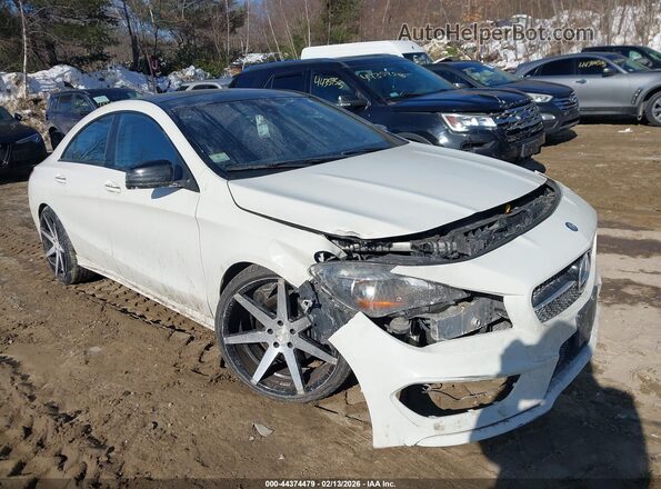 WDDSJ4GB8GN367705 2016 MERCEDES-BENZ CLA 250 Белый Передняя правая четверть