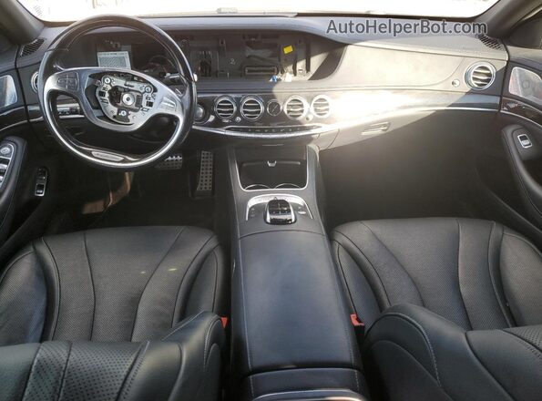 WDDUG6DB4HA294767 2017 MERCEDES-BENZ S White Widok deski rozdzielczej