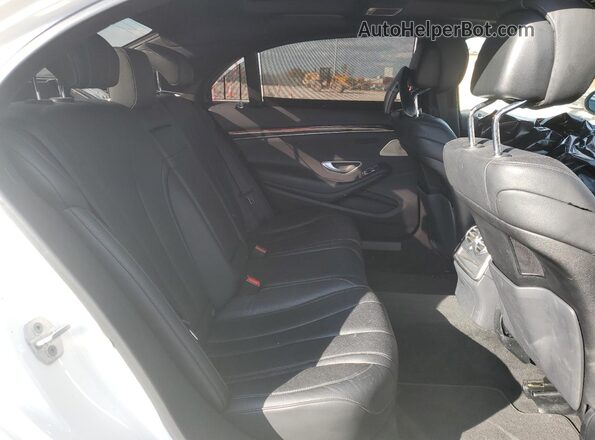 WDDUG6DB4HA294767 2017 MERCEDES-BENZ S White Widok tylnych siedzeń