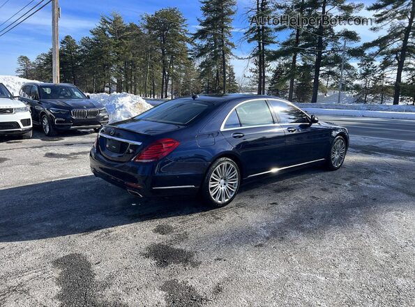 WDDUG8CB3GA248021 2016 MERCEDES-BENZ S Синий Передняя правая четверть