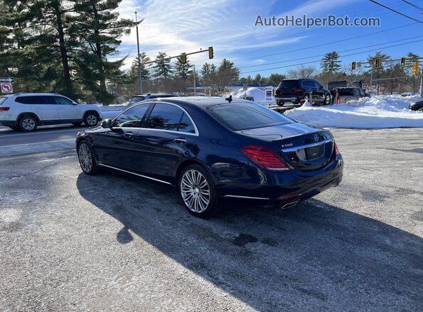 WDDUG8CB3GA248021 2016 MERCEDES-BENZ S Синий Задняя правая четверть