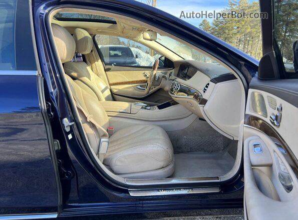 WDDUG8CB3GA248021 2016 MERCEDES-BENZ S Синий Вид спереди