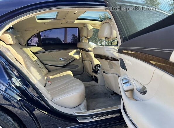 WDDUG8CB3GA248021 2016 MERCEDES-BENZ S Синий Вид сзади
