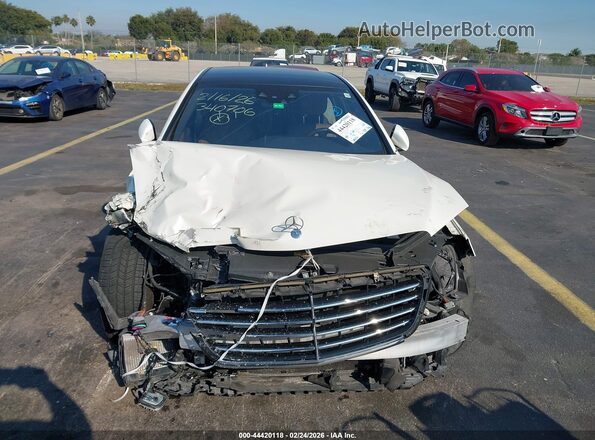 WDDUG8CB6GA236168 2016 MERCEDES-BENZ S-CLASS White Widok wnętrza z tyłu