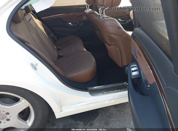 WDDUG8CB6GA236168 2016 MERCEDES-BENZ S-CLASS White Widok naklejki z numerem VIN