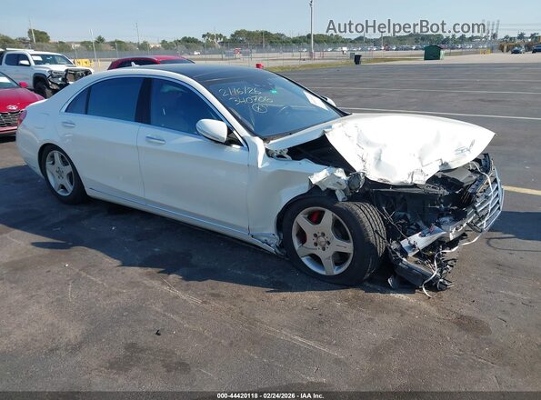 WDDUG8CB6GA236168 2016 MERCEDES-BENZ S-CLASS White Przód prawy