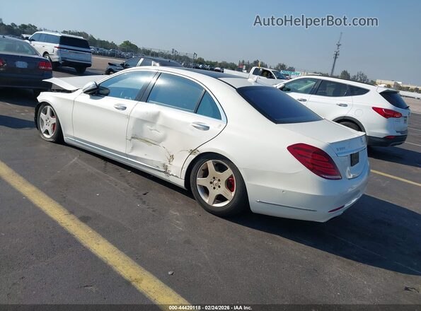 WDDUG8CB6GA236168 2016 MERCEDES-BENZ S-CLASS White Tył lewy