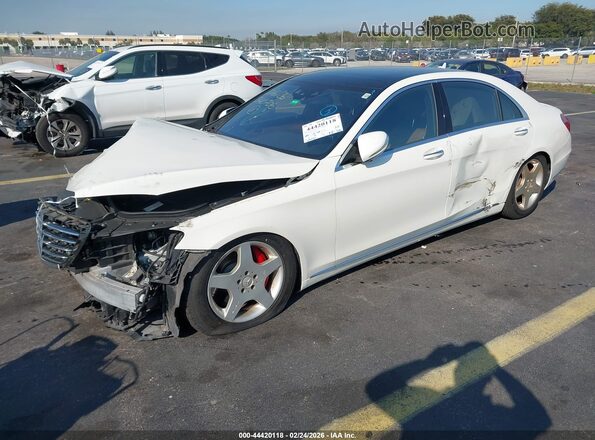 WDDUG8CB6GA236168 2016 MERCEDES-BENZ S-CLASS White Przód lewy