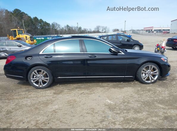 WDDUG8CB7HA335681 2017 MERCEDES-BENZ S-CLASS Black Вид задньої частини салону
