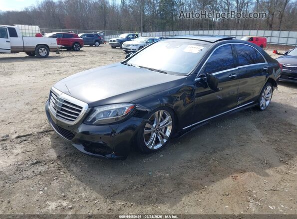 WDDUG8CB7HA335681 2017 MERCEDES-BENZ S-CLASS Black Передня ліва чверть