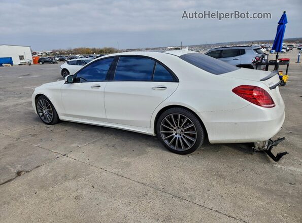 WDDUG8CB8GA209067 2016 MERCEDES-BENZ S White Tył lewy