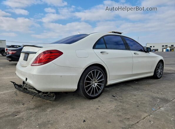 WDDUG8CB8GA209067 2016 MERCEDES-BENZ S White Tył prawy