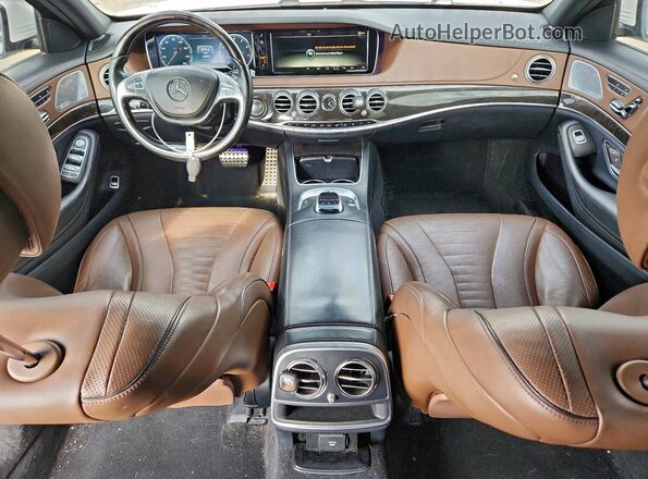 WDDUG8CB8GA209067 2016 MERCEDES-BENZ S White Widok deski rozdzielczej