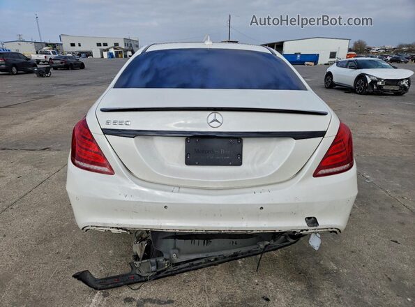 WDDUG8CB8GA209067 2016 MERCEDES-BENZ S White Widok z tyłu