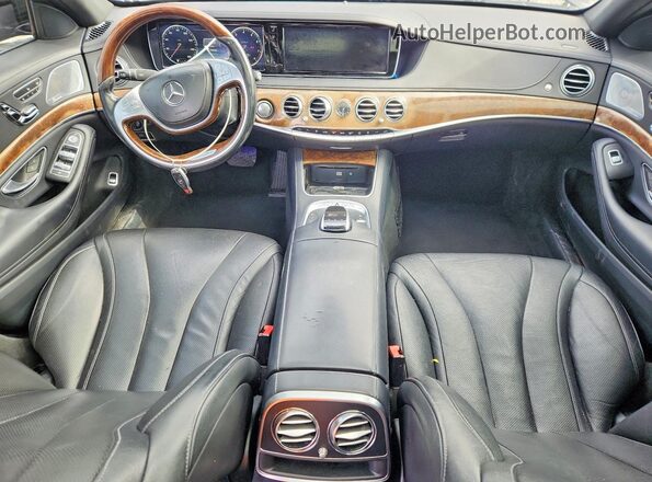 WDDUG8CB8GA220280 2016 MERCEDES-BENZ S Черный Вид панели приборов