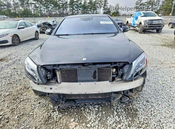 WDDUG8CB8GA220280 2016 MERCEDES-BENZ S Черный Вид спереди