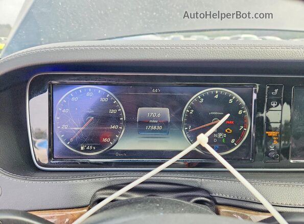 WDDUG8CB8GA220280 2016 MERCEDES-BENZ S Черный Вид щитка приборов