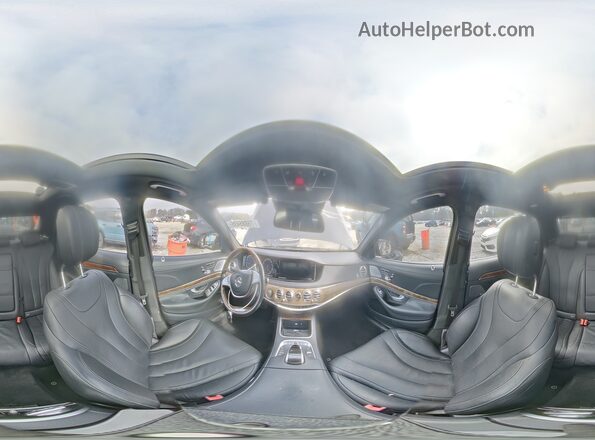 WDDUG8CB8GA220280 2016 MERCEDES-BENZ S Черный Панорамный вид салона 360°