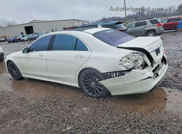 WDDUG8CB8GA224460 2016 MERCEDES-BENZ S Белый Задняя левая четверть