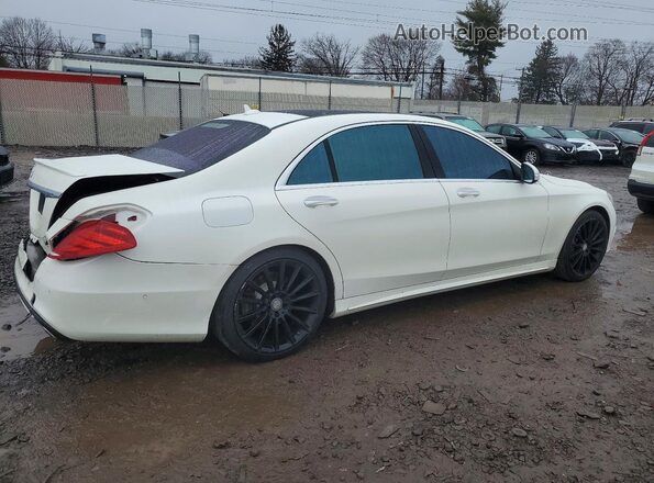 WDDUG8CB8GA224460 2016 MERCEDES-BENZ S Белый Задняя правая четверть