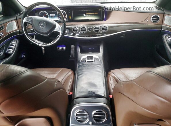 WDDUG8CB8GA224460 2016 MERCEDES-BENZ S Белый Вид панели приборов