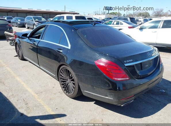 WDDUG8CBXHA314937 2017 MERCEDES-BENZ S-CLASS Черный Задняя левая четверть