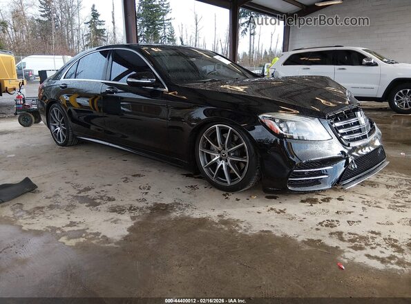 WDDUG8DB1JA384847 2018 MERCEDES-BENZ S-CLASS Черный Передняя правая четверть