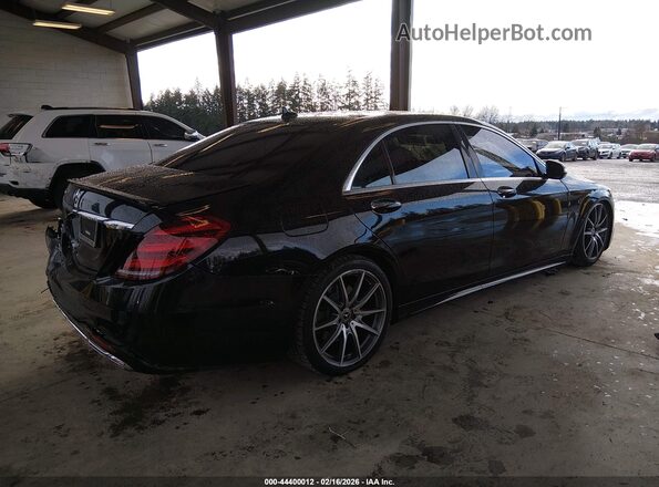 WDDUG8DB1JA384847 2018 MERCEDES-BENZ S-CLASS Черный Задняя правая четверть