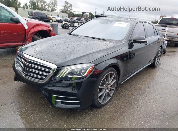 WDDUG8DB1KA444157 2019 MERCEDES-BENZ S-CLASS Black Przód lewy
