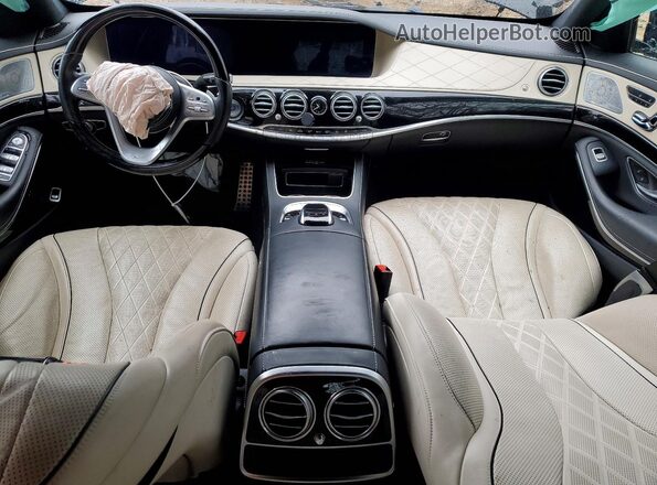WDDUG8DB2JA409982 2018 MERCEDES-BENZ S Black Dashboard view