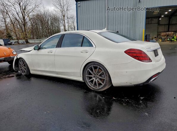 WDDUG8DB2JA412378 2018 MERCEDES-BENZ S White Tył lewy