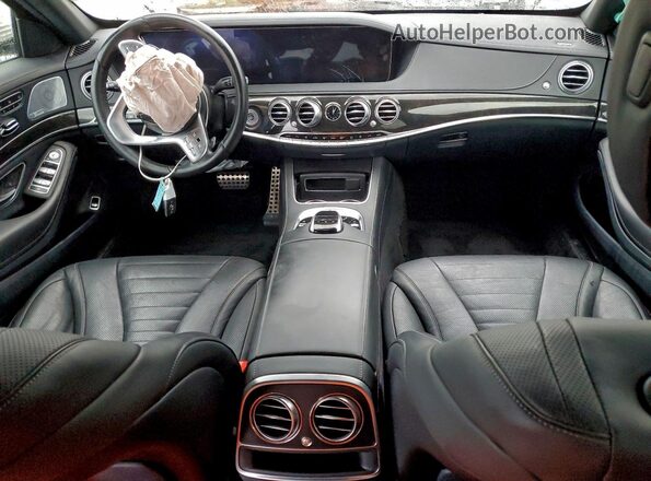 WDDUG8DB2JA412378 2018 MERCEDES-BENZ S White Widok deski rozdzielczej