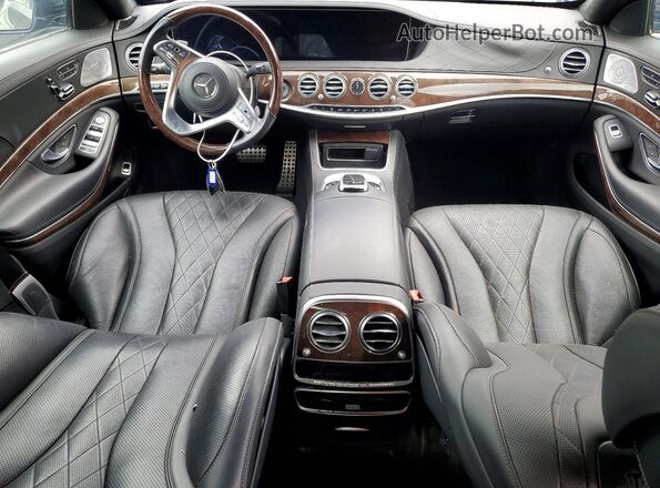 WDDUG8DB2KA454986 2019 MERCEDES-BENZ S Черный Вид панели приборов