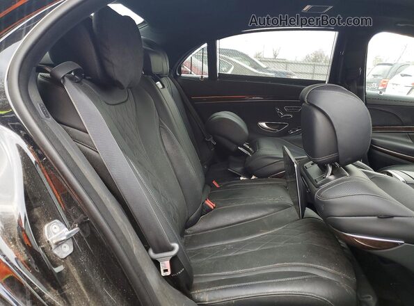 WDDUG8DB2KA454986 2019 MERCEDES-BENZ S Черный Вид задних сидений