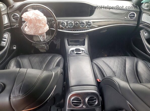 WDDUG8DB3JA377592 2018 MERCEDES-BENZ S Черный Вид панели приборов