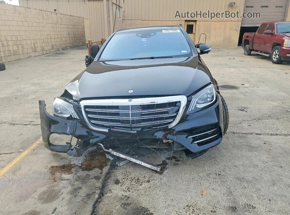WDDUG8DB3JA377592 2018 MERCEDES-BENZ S Черный Вид спереди