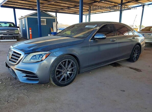 WDDUG8DB3KA426694 2019 MERCEDES-BENZ S Серый Передняя левая четверть
