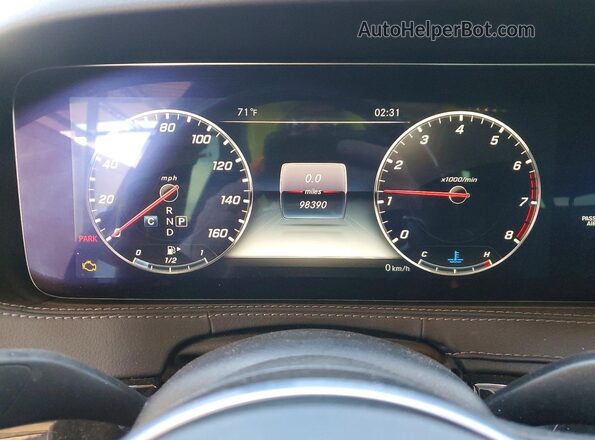 WDDUG8DB3KA426694 2019 MERCEDES-BENZ S Серый Вид щитка приборов