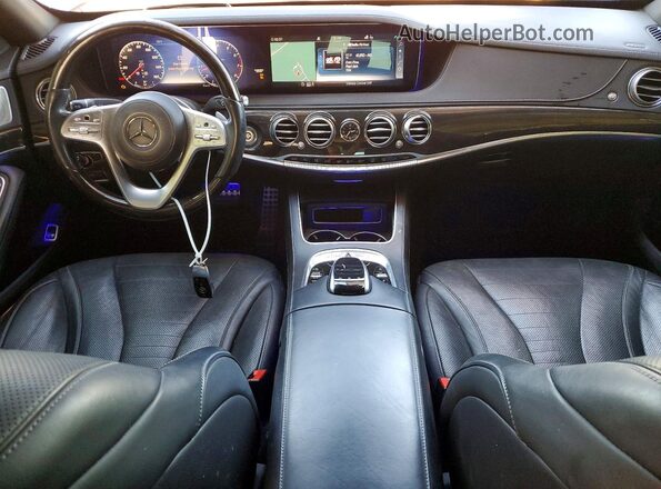 WDDUG8DB3KA426694 2019 MERCEDES-BENZ S Серый Вид панели приборов