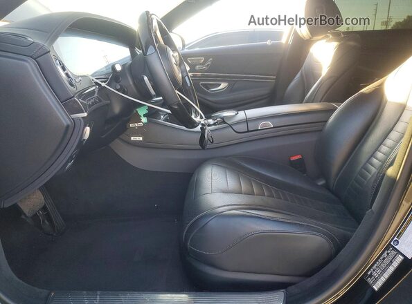 WDDUG8DB5KA438412 2019 MERCEDES-BENZ S Black Widok wnętrza z przodu