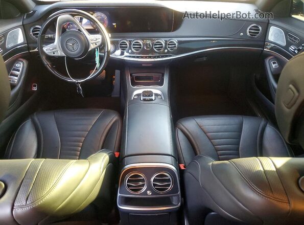 WDDUG8DB5KA438412 2019 MERCEDES-BENZ S Black Widok deski rozdzielczej