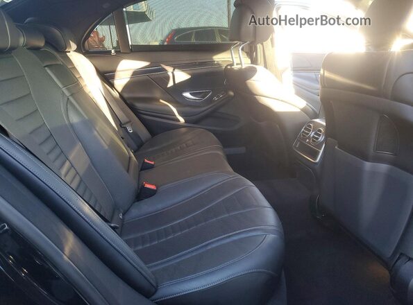 WDDUG8DB5KA438412 2019 MERCEDES-BENZ S Black Widok tylnych siedzeń