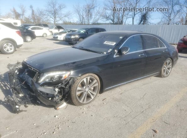 WDDUG8FB2HA304933 2017 MERCEDES-BENZ S Black წინა მარცხენა ხედი სამი მეოთხედიდან