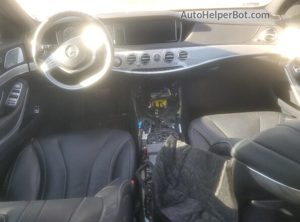 WDDUG8FB2HA304933 2017 MERCEDES-BENZ S Black წინა პანელის ხედი