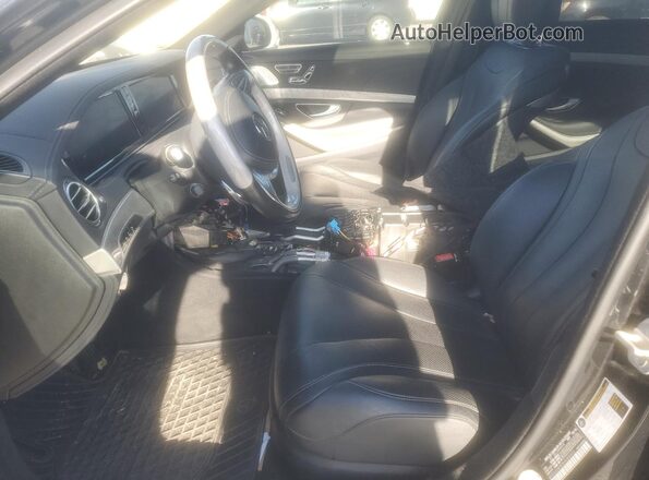 WDDUG8FB2HA304933 2017 MERCEDES-BENZ S Black წინა სალონის ხედი